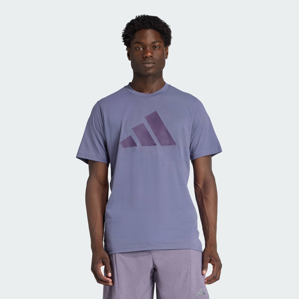 adidas Gym & Training Áo Thun Tập Luyện Train Essentials Feelready Có logo Nam Màu tím JW7402