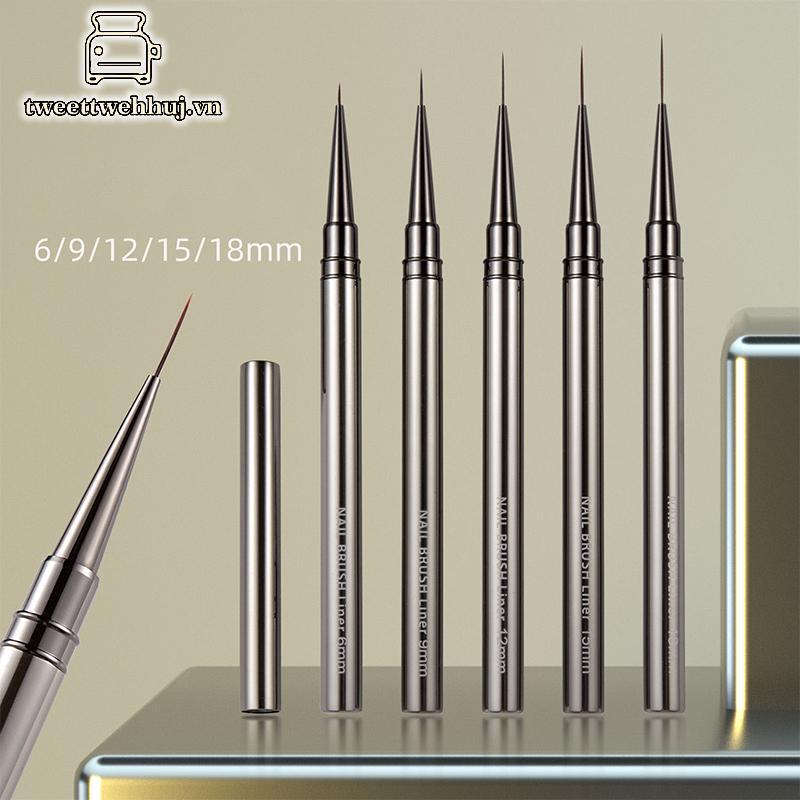 Tweehuj Nail Art Liner Brush Gel Nail Brush Gel Nail Polish Painting Brush Vẽ Nail Art Brush Pen Set