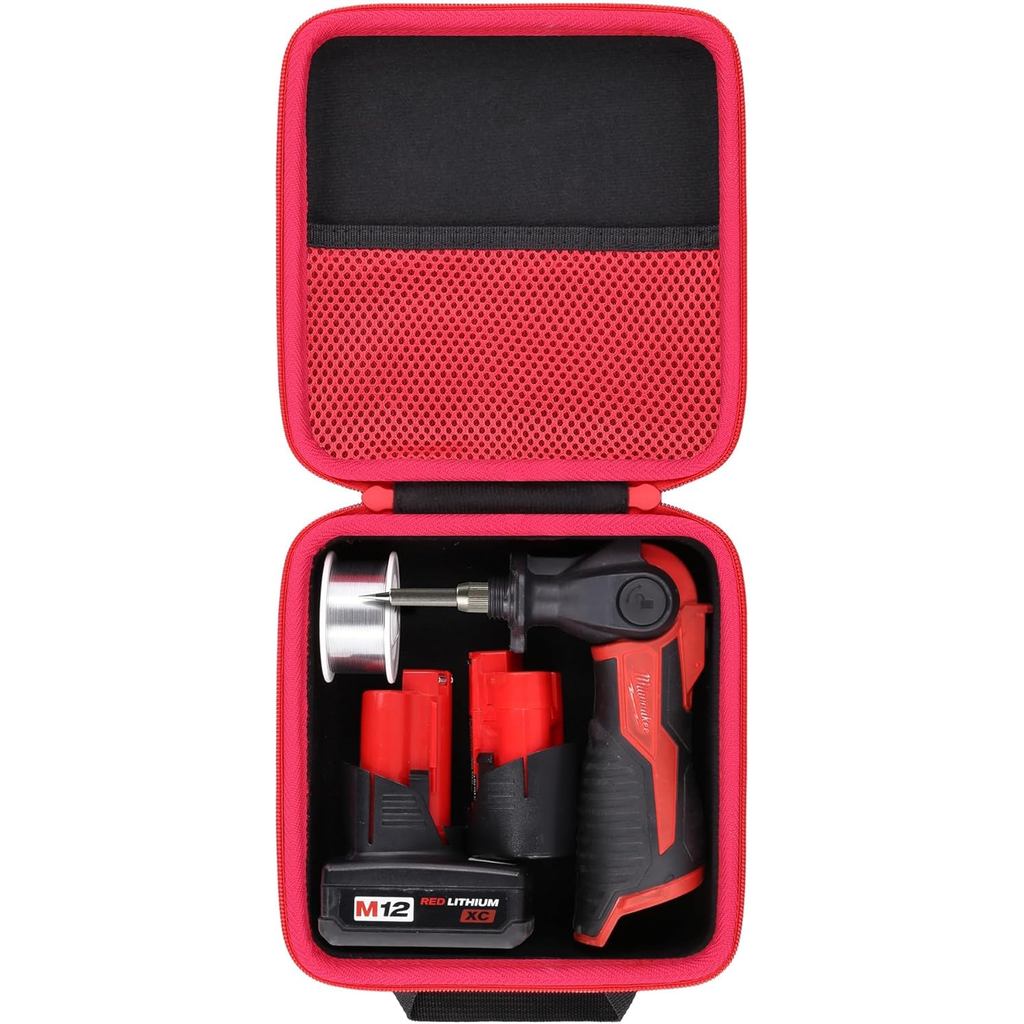 Khanka cho Milwaukee M12 Hộp đựng sắt hàn, Tương thích với sắt hàn Milwaukee và pin Milwaukee M12 24