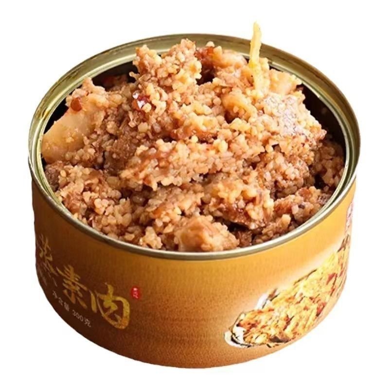 Thịt heo hấp Zhaijiufu, Protein đậu nành thuần chay, Bún gạo thịt heo hấp chay, Thịt chay theo phong