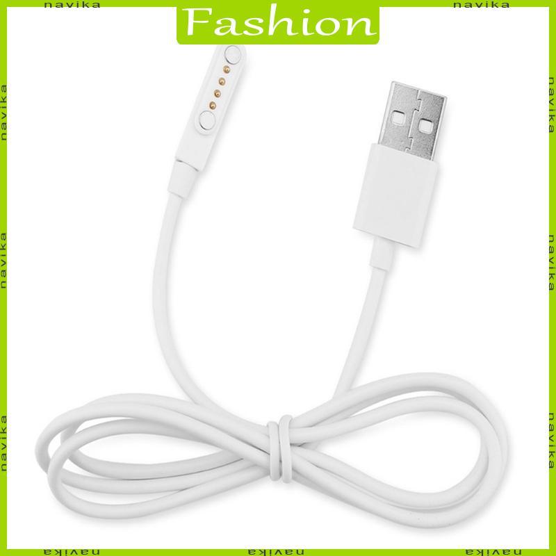 NA Universal 4pin Space cho đồng hồ thông minh Cáp sạc từ tính USB 4 chân Dây sạc từ tính cho đồng h