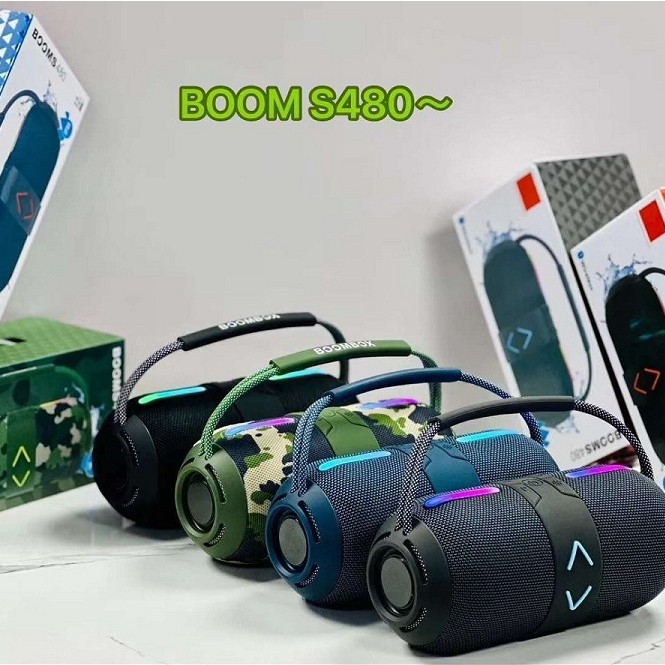 Loa Bluetooth Không Dây Boombox S480 và Remax RB-M81. NL
