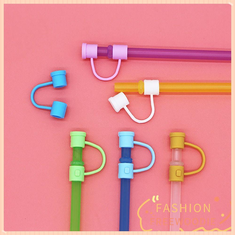 FREEWOODIE Ống Hút Topper, Nắp Bảo Vệ Ống Hút Chống Bụi, Di Động 8 Mm Niêm Phong Tốt Đầu Ống Hút Nắp