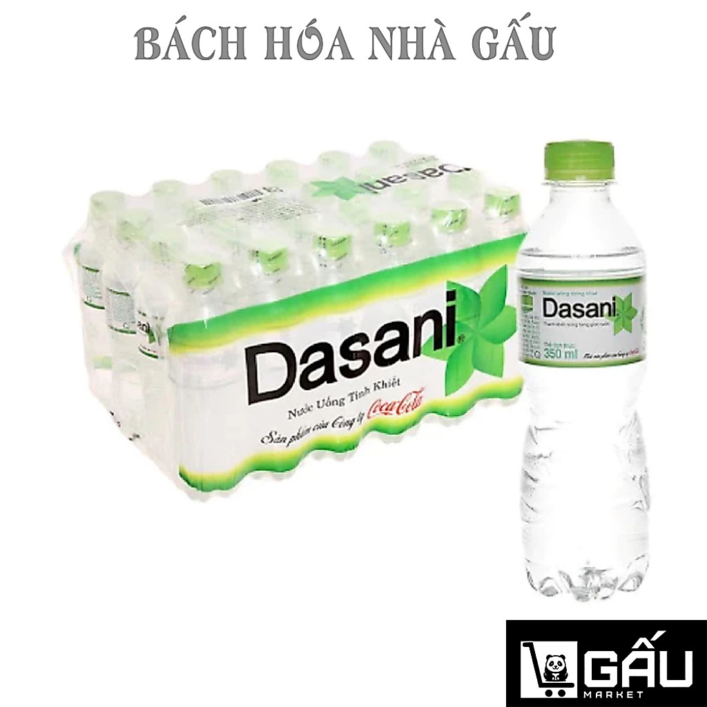 Lốc 24 chai nước tinh khiết dasani TL 350ml