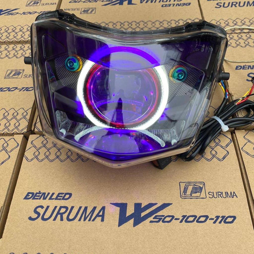 Đèn suruma lên bi cầu 3.0 E11+ M10 V4 Light đổi màu qua app cho wave 50/100/110cc