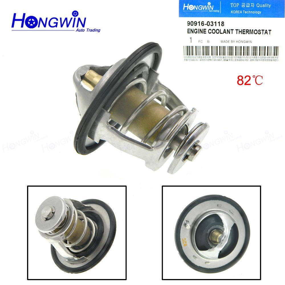 Bộ điều nhiệt Toyota 90916-03118 Dành cho Hilux Fortuner Innova Hiace 1KD 2KD 1KZ Diesel 16346-67010
