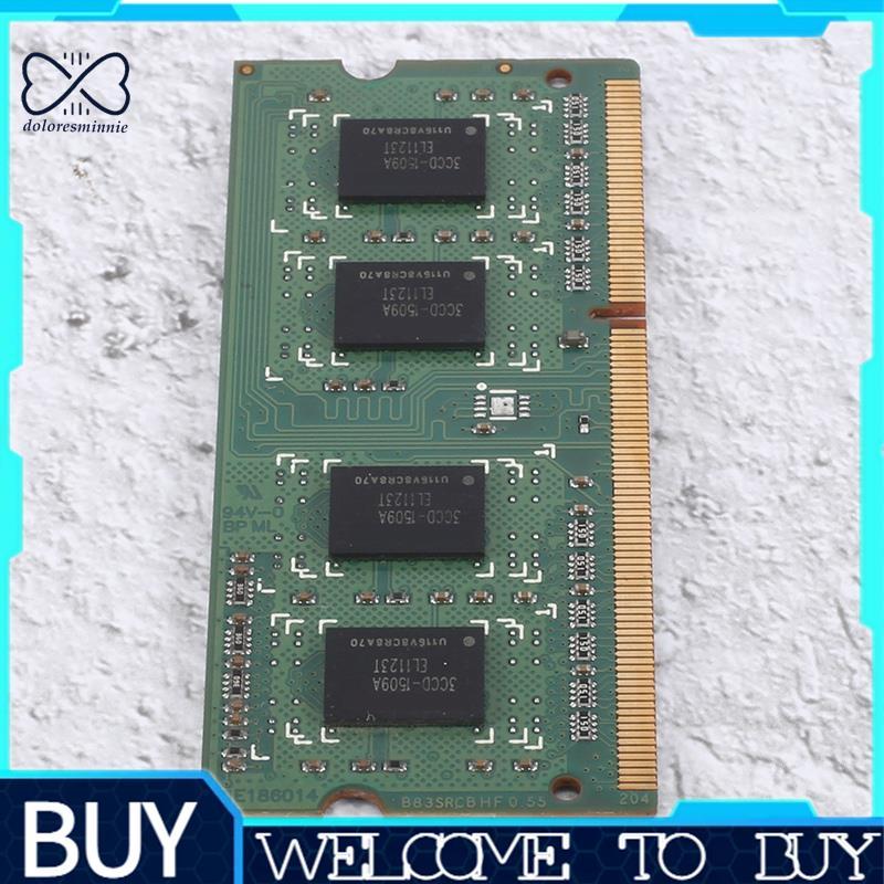 DDR3 2GB SODIMM Ram Memory 1RX8 PC3-10600S 1333Mhz Laptop Ram Memory 204Pin 1.5V Mô-đun bộ nhớ máy t