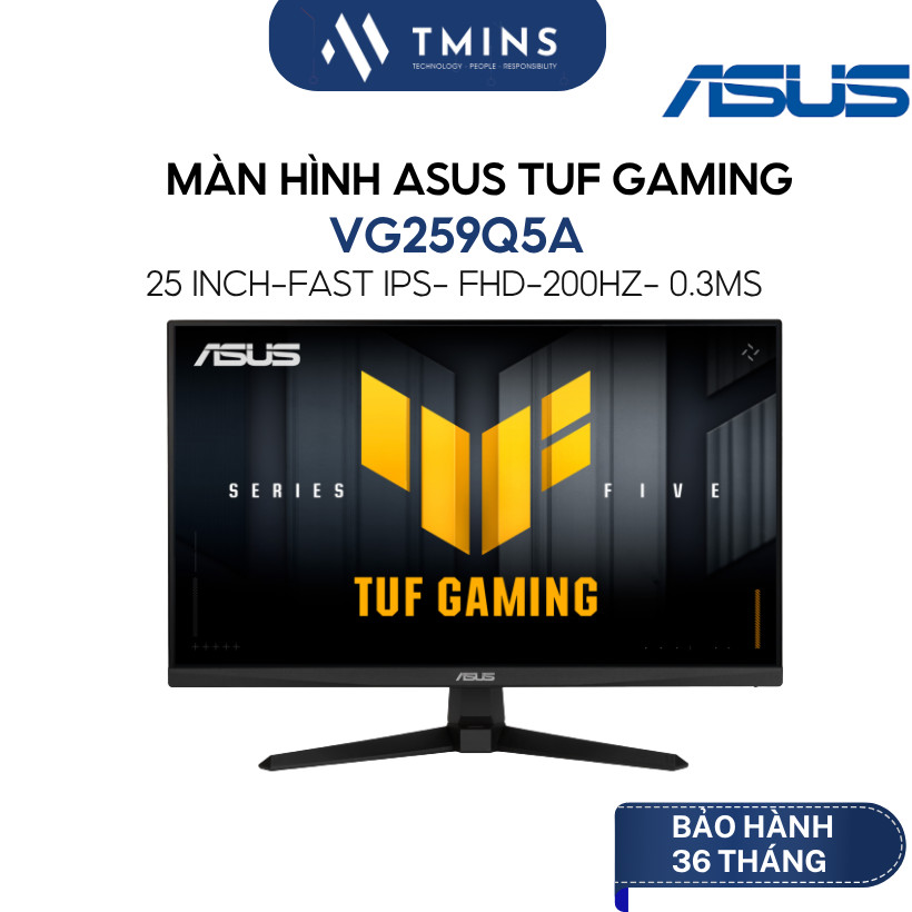 Màn hình Asus TUF GAMING VG259Q5A 25" Fast IPS 200Hz Gsync, Loa - Hàng chính hãng