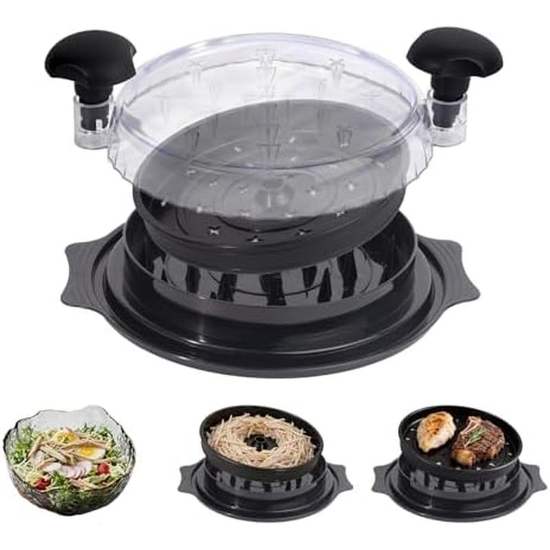 Tool Twist,10.8'' Large Meat Shredder with Visible Lid, Fast & Effortless Chicken Breast Shredder, H