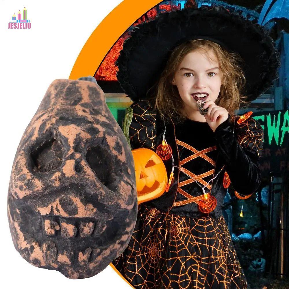 JESJELIU Còi Aztec đích thực, Còi gầm rú sáng tạo đáng sợ, Còi gầm rú ma quái hợp thời trang Giải né