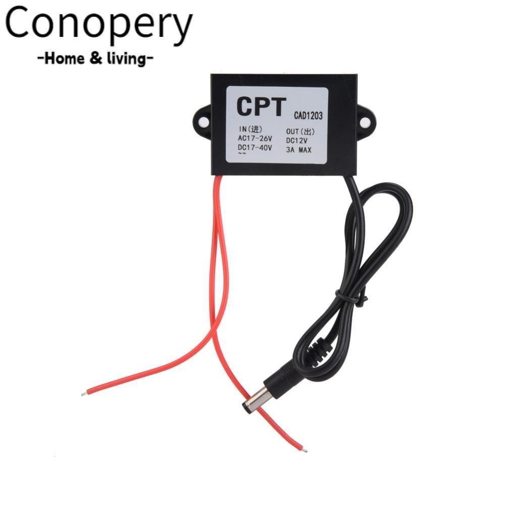 Bộ điều chỉnh nguồn điện CONOPERY, Đầu ra 12V AC 17-26V Bộ chuyển đổi nguồn AC-DC đầu vào, Đầu ra ổn