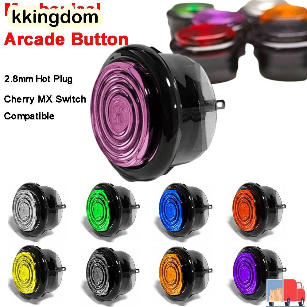 Nút Arcade HITBOX Cơ KKINGDOM, Nút Arcade ST-M4 tương thích có phích cắm nóng 2,8mm, Nút điều khiển 