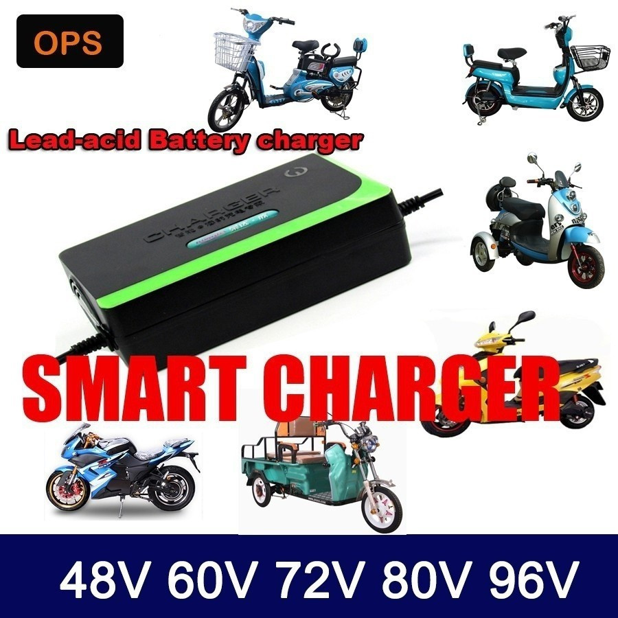 48V 60V 72V 96V 12AH 20AH 30AH 40AH 50AH 60AH Xe Đạp Điện Xe Tay Ga Sạc CGZM SXHA KGRN