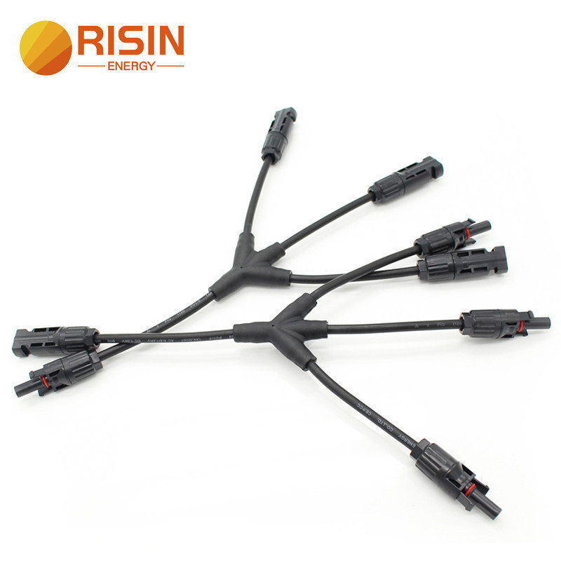 3input 1output 4ways song song MC4 Đầu nối nhánh bảng điều khiển năng lượng mặt trời Dây mở rộng