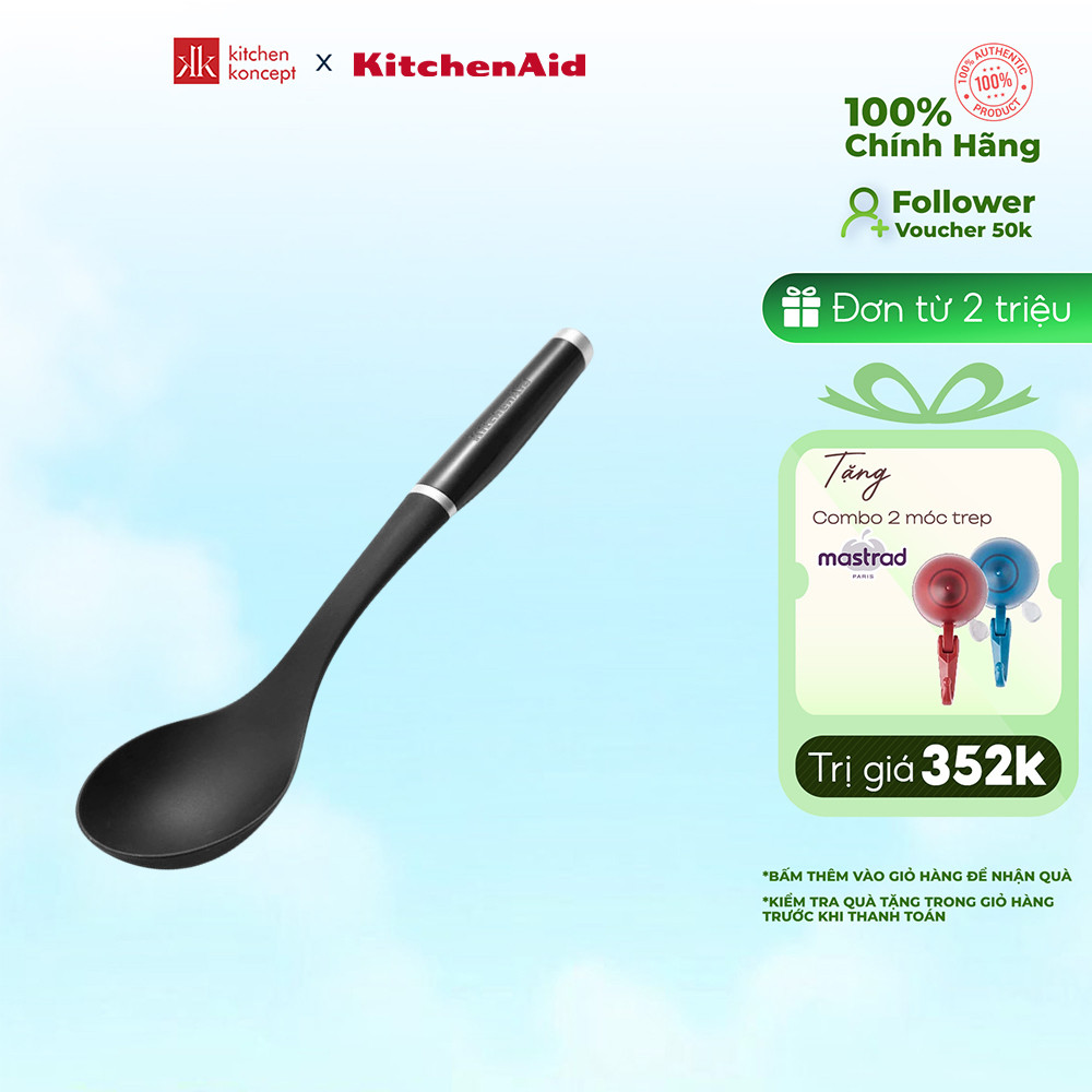 KitchenAid - Muỗng cong Coreline màu đen