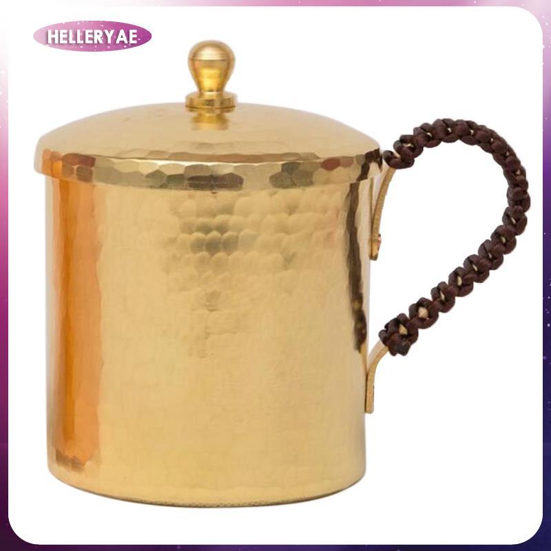 Moscow Mule Cup Cốc Trà Cà Phê Bia Uống Có Nắp Đồng 350ml