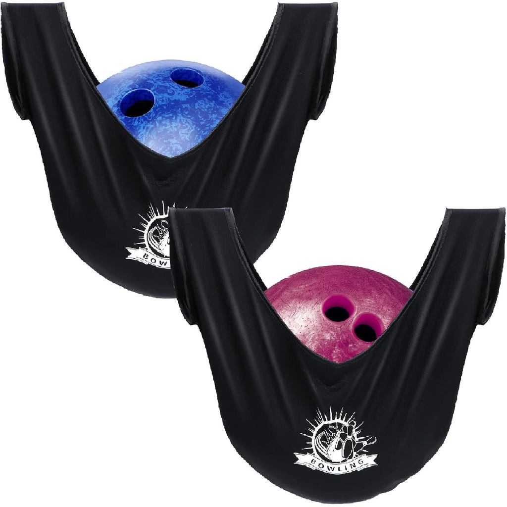 2 Chiếc Có Thể Giặt Bóng Bowling Ba Lan Túi Bowling Bóng Cleaner Giá Đỡ Túi Bowling Đen Xem Cưa Bowl
