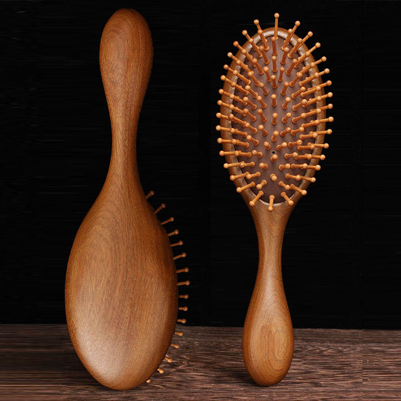 lược gỡ dối mini lược gỡ dối Túi khí Fluffy Lược Massage không ghi tĩnh dày