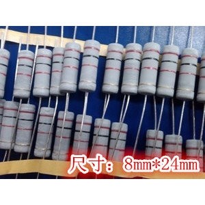 Điện trở màng Carbon 5W 22R 22 Euro 5% oxit Phim điện trở 50 chiếc mỗi gói