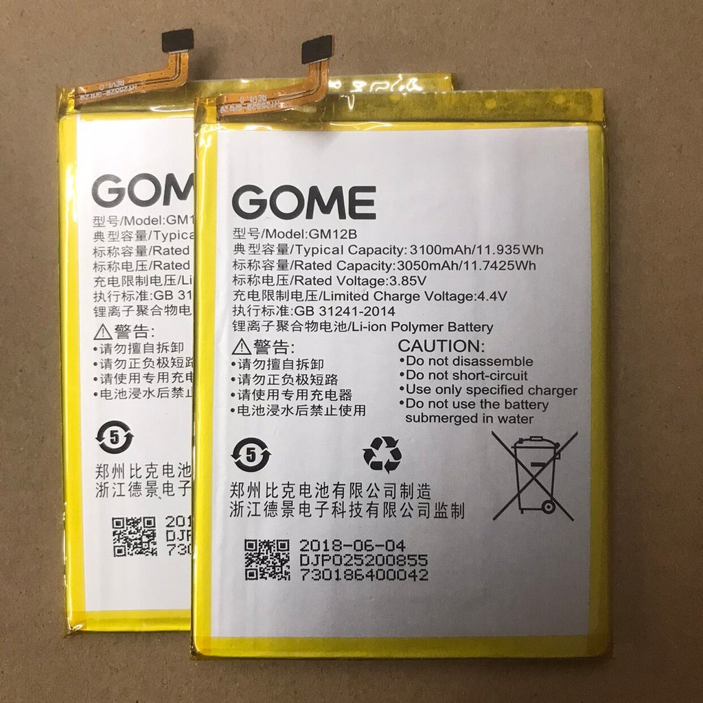 [Hàng có sẵn] Thích hợp cho pin điện thoại di động GOME GOME U7 GOME GM12B Tích hợp pin bảng điện tấ