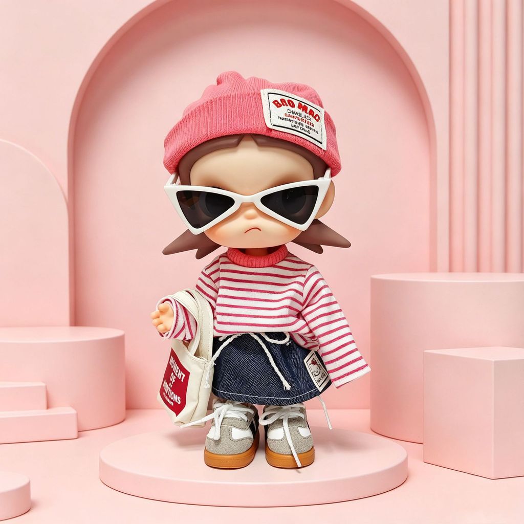 Zsiga Poseable Doll Quần áo BJD1 / 8 Zsiga Bộ áo Hoodie thông thường