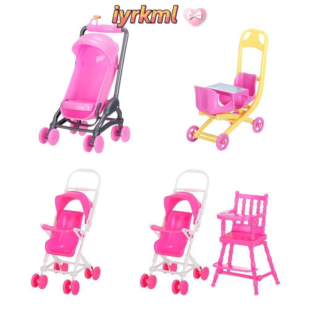 IYRKML Búp Bê Phụ Kiện Chơi Nhà Nhựa Đồ Chơi Ô Tô Mầm Non Nội Thất Nhà Búp Bê