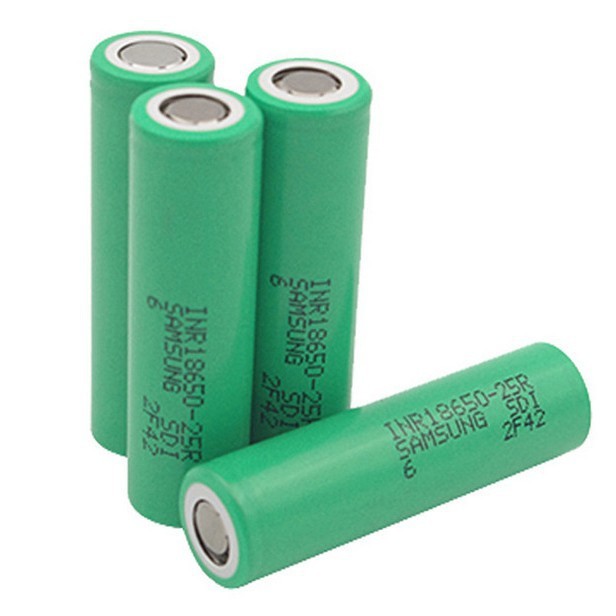 Pin Samsung / Samsung 25R18650 / 25rm18650 2500mAh3.7 v25A Điện Công Suất Cao
