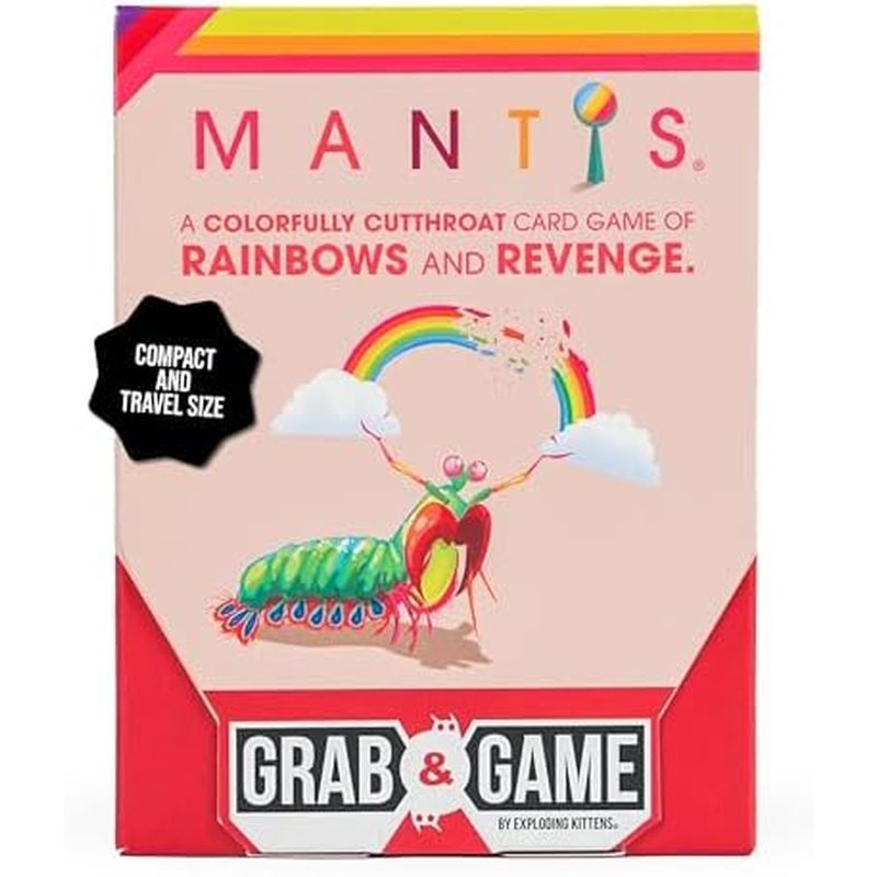 Mèo con nổ tung Mantis 2-6 Người chơi - Từ 7 tuổi trở lên - 10 phút để chơi - Trò chơi bài ghép họng