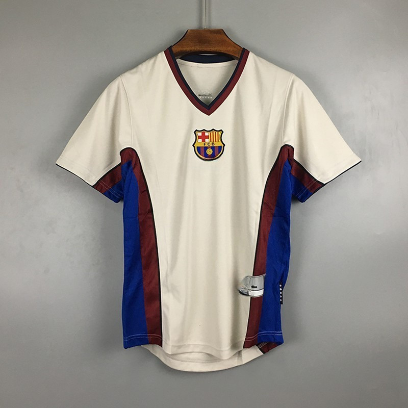 Retro 1998 1999 Barca Out Áo Sơ Mi Bóng Đá Đồng Phục Cao Cấp Jersey