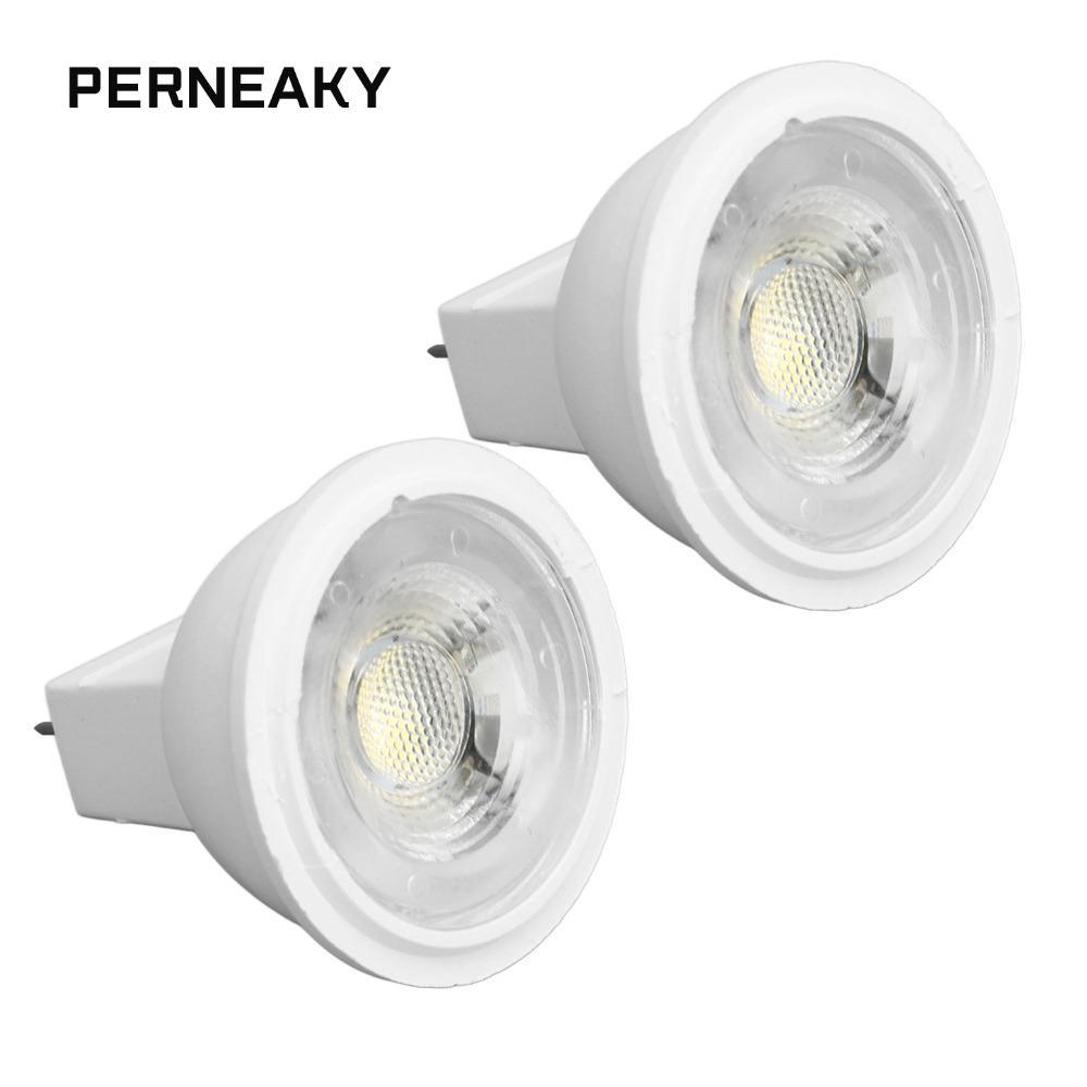 Bóng đèn PERNEAKY 2 CÁI MR11, Bóng đèn pha hai chân 110V GU4, Bóng đèn phong cảnh 3W MR11 dễ dàng Nh