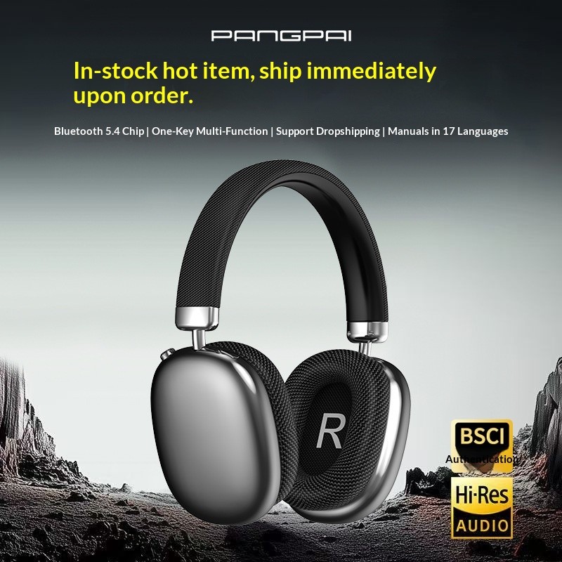 Tai nghe P959 Tai nghe Bluetooth Nút núm Loa siêu trầm Type-C Không dây siêu dài