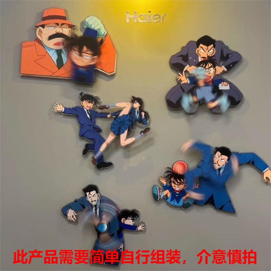 2026 Sản Phẩm Mới Thám Tử Lừng Danh Conan Hàng Hóa Xoay Được Tủ Lạnh Dán Phantom Thief Kidd Hoạt Hìn