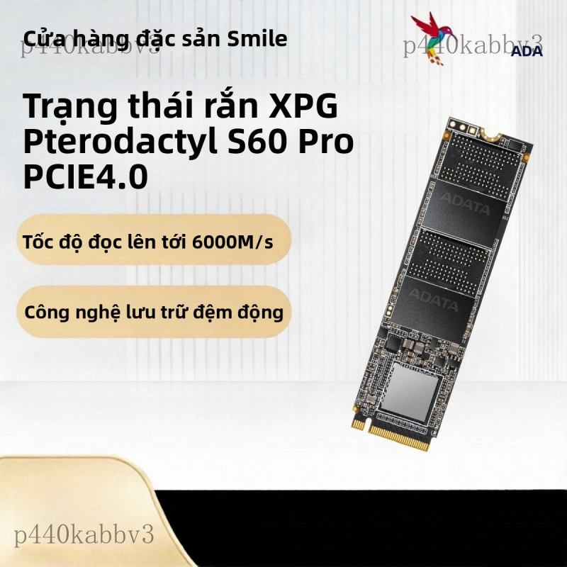 Phần cứng máy tính ADATA S60PRO 1T SSD Ổ đĩa thể rắn PCIE4.0 QLC Máy tính để bàn và máy tính xách ta