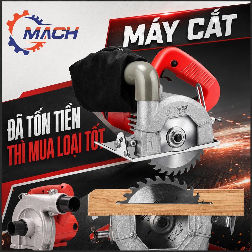Máy Cắt Đa Năng Không Bụi Công Suất Lớn – Máy Cắt Đá, Cưa Gỗ, Tạo Rãnh Tường Cầm Tay 220V MS300