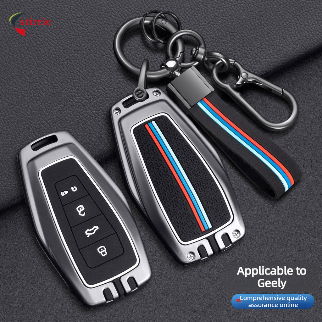 Geely Coolray Chìa Khóa Fob Ốp Lưng Hợp Kim Chìa Khóa Dành Cho Geely Okavango Azkarra Chìa Khóa Geel