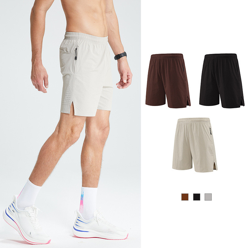 American Basketball Shorts Men's Summer Blank Running Fitness Sports Shorts mzEf