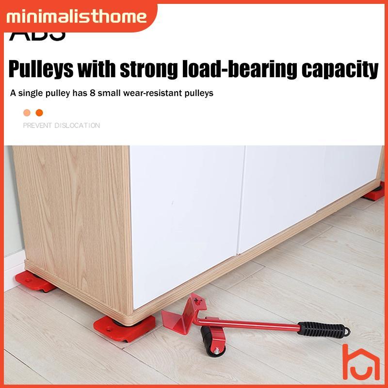 Mnvn Đồ Nội Thất Hạng Nặng Nâng Dụng Cụ Vận Chuyển Nội Thất Mover Bộ 4 Di Chuyển Con Lăn 1 Bánh Than