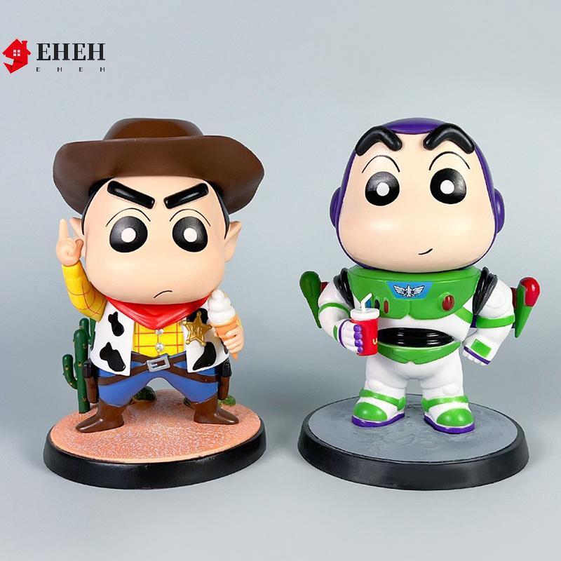 [EHEH] Crayon Inchan Huarui Baymax Cowboy Sưu Tập Mô Hình Búp Bê Đồ Chơi Quà Tặng Hình GK Inchan Ser