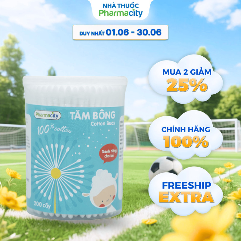 Tăm bông trẻ em Pharmacity