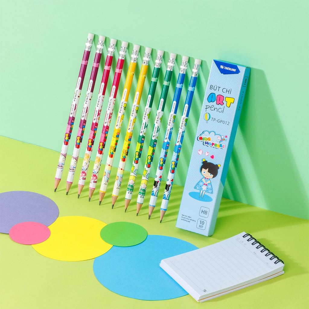 Combo  Bút chì gỗ Colokit TP-GP012