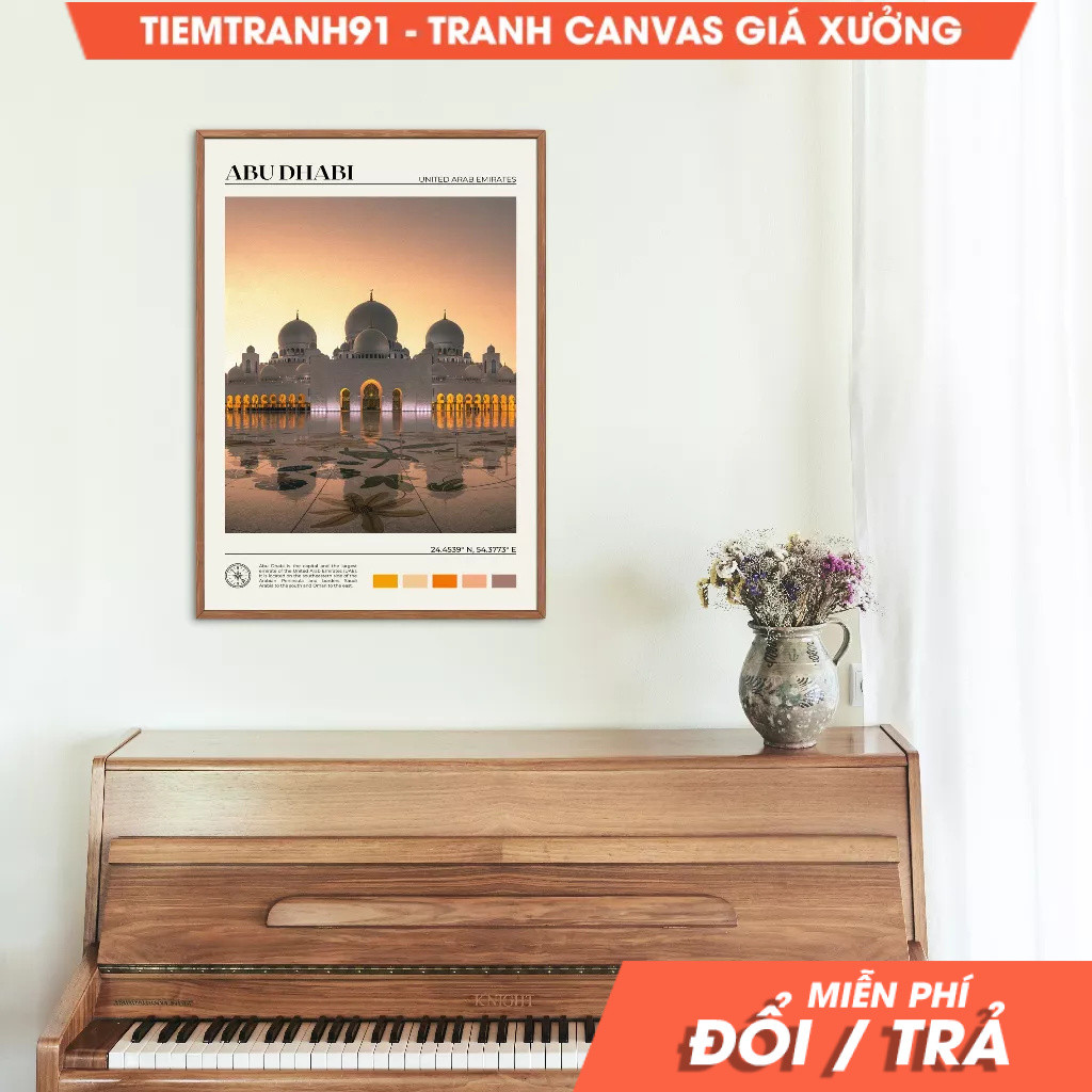 Tranh treo tường, Oil Paint, Abu Dhabi, Abu Dhabi Wall Art, Abu Dhabi Poster, Abu Dhabi Photo, Abu D