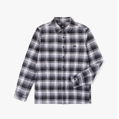 LEE - Áo sơ mi nam cổ bẻ tay dài Modern Comfort_LMT010004207665-K11000