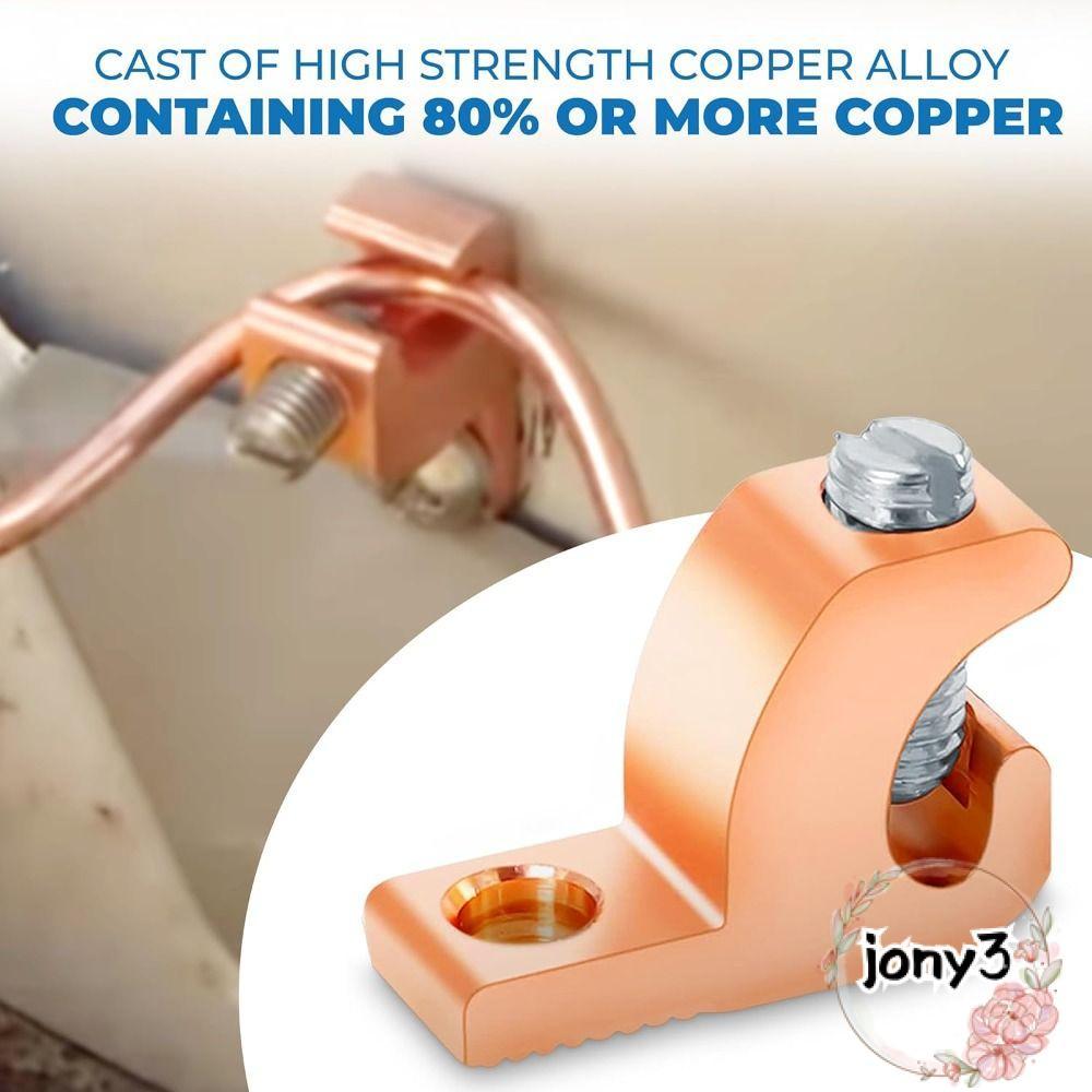 JONY Bonding Lug, AWG 4-14 Dải dây đặt trong đầu nối, Đầu nối điện Đồng đặt trong chốt