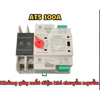 Cầu dao đảo chiều tự động ATS 100A , 125A 2P không gây mất điện khi chuyển nguồn-FHM3-100E/2P , FHM3-125E/2P