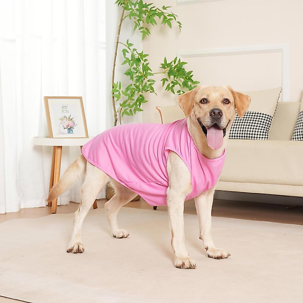 Dog Clothes Summer Thin Pet Clothes Breathable Mesh Waistcoat Small, Medium and Large Dogs Sun Prote