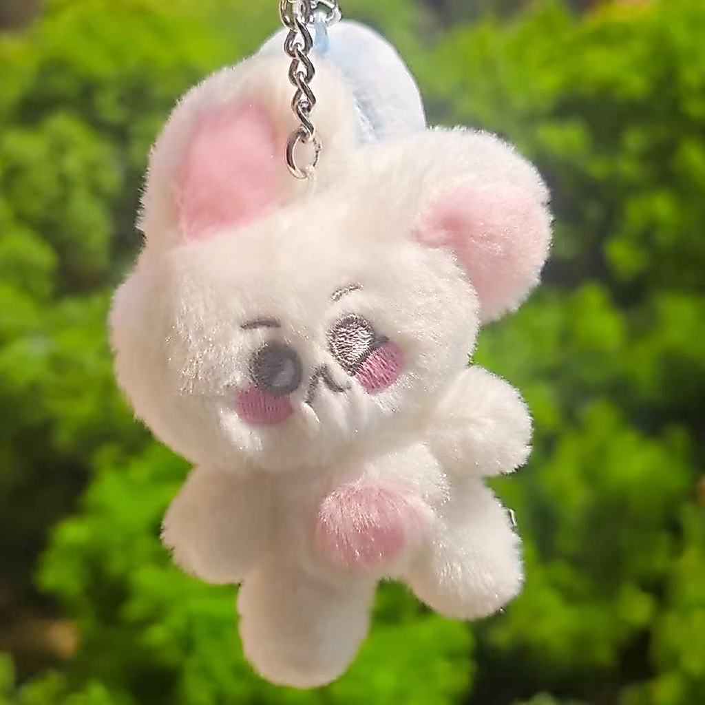 EXO Kim Tuấn Miên thuộc tính Courtney móc chìa khóa siêu dễ thương búp bê sang trọng búp bê thân thi
