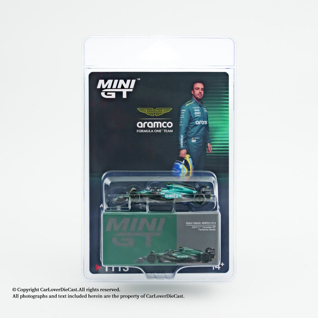 MINI GT 1: 64 #1113 Aston Martin Alonso #14 Mẫu xe