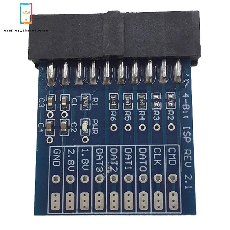 Bộ chuyển đổi mới JTAG, ISP 4-BIT ISP REV 2.1 cho Easy Jtag Plus Box / ESAYJTAG Tool