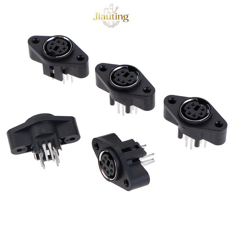 Jiauting 5 CÁI MDC / S Terminal Soet DIN Ja Connector Mini PS2 6Pin 6P Soet Jiauting