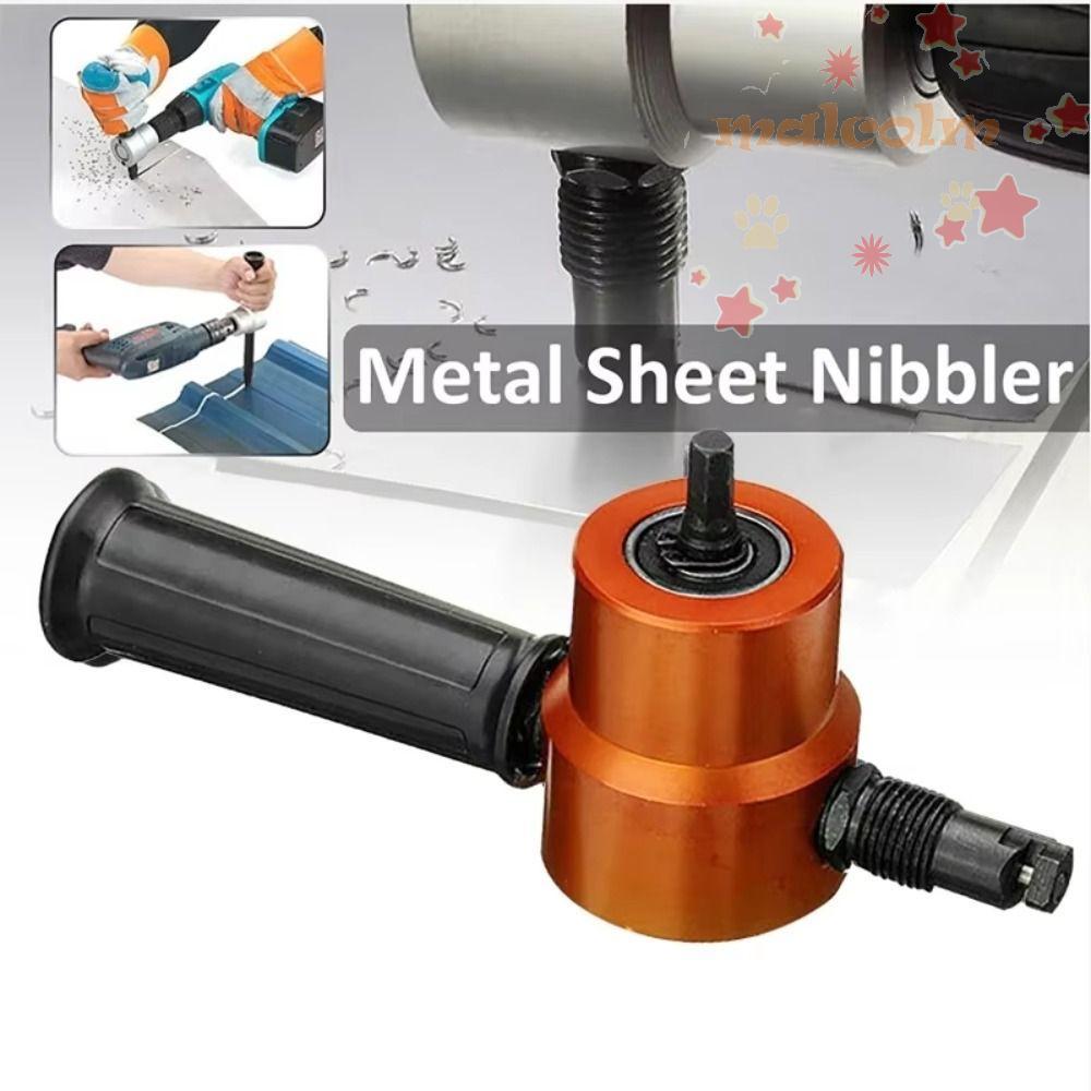 MALCOLM Double Head Nibbler, Nibbler cắt kim loại hai đầu có thể điều chỉnh, Tấm cắt kim loại Dụng c